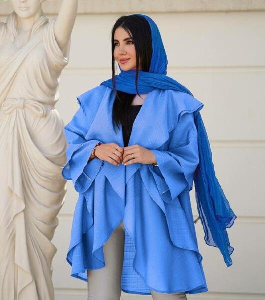 عکس مدل مانتو حریر عروسکی دخترانه