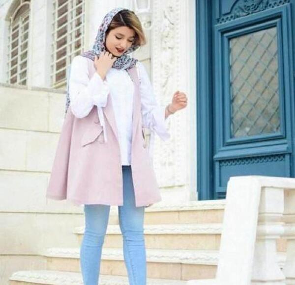 عکس مدل لباس مانتو دخترانه 14 ساله