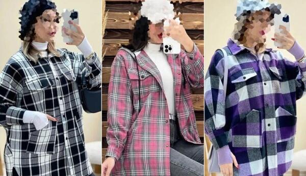 عکس مدل مانتو دخترانه با پارچه چهارخانه