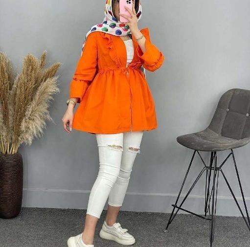 عکس مدل مانتو عروسکی چین دار دخترانه