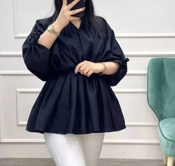 عکس مدل مانتو عروسکی چین دار دخترانه