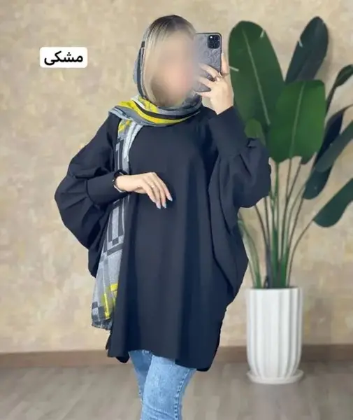 عکس مدل مانتو دخترانه جلو بسته دکمه دار