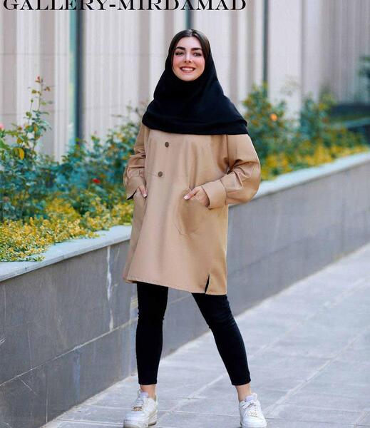 عکس مدل مانتو دخترانه پانچ نخی