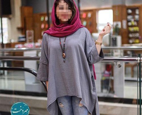عکس مدل مانتو دخترانه پانچ نخی