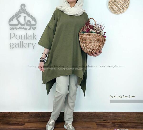 عکس مدل مانتو دخترانه پانچ نخی