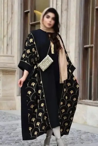 عکس مدل مانتو پانچ دخترانه شیک