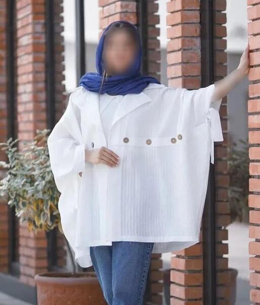 عکس مدل مانتو پانچ کوتاه دخترانه