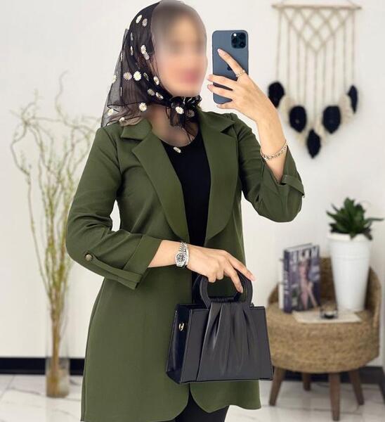 عکس مدل مانتو کتی دخترانه با پارچه کرپ