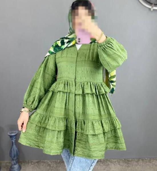 عکس مدل مانتو عروسکی پفی دخترانه