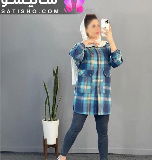 عکس مدل مانتو چهارخونه دخترانه بچه گانه
