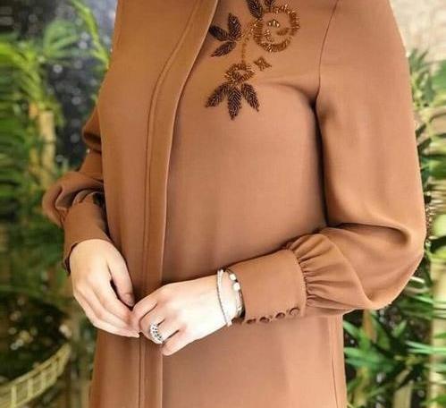 عکس مدل مانتو دخترانه استین مچی