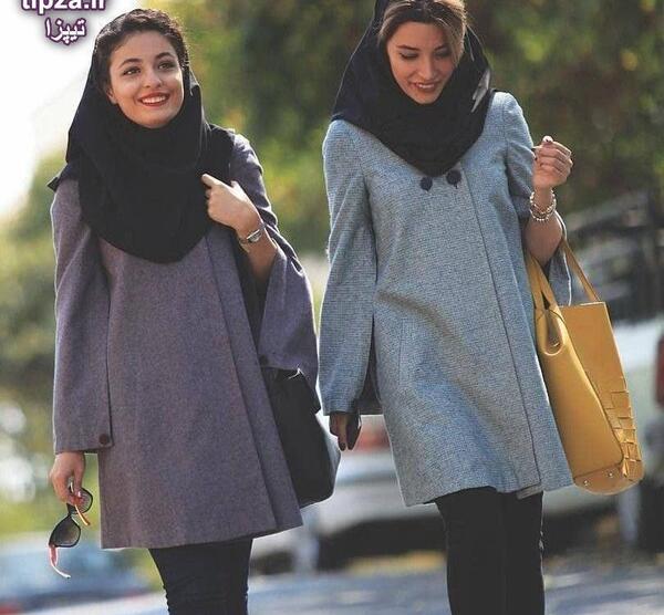 عکس مدل مانتو دخترانه شیک آستین پفی