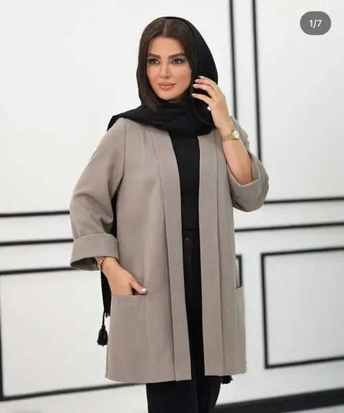 عکس مدل مانتو های جلو باز جدید
