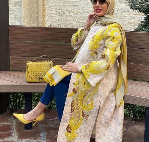 عکس مدل مانتو مزونی جدید رنگی باکلاس