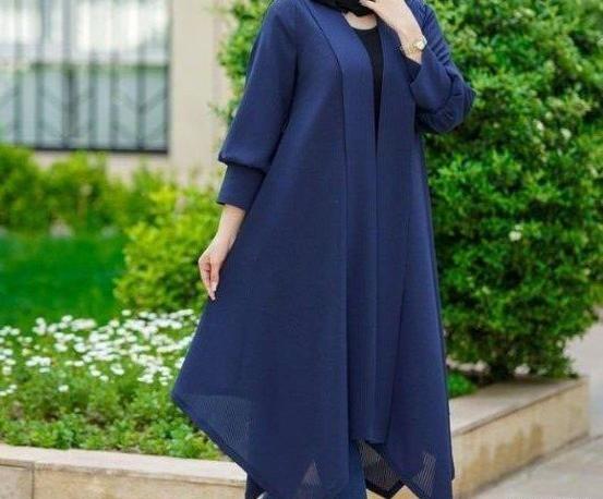 عکس مدل مانتو هفت هشتی جلو باز