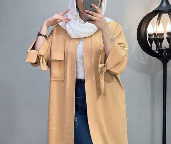 عکس مدل مانتو جلو باز بلند ابروبادی