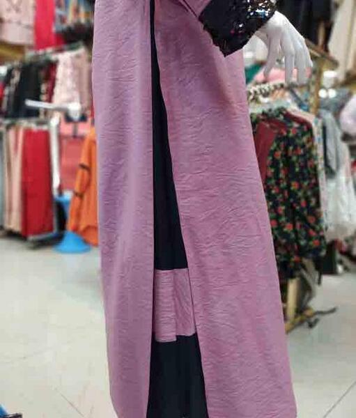 عکس مدل مانتو ابروبادی بلند جلو باز