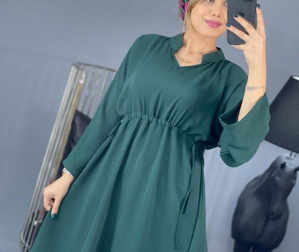 عکس مدل مانتو مجلسی بلند با پارچه ابروبادی