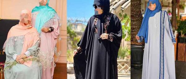 عکس مدل مانتو شیک بلند با حجاب
