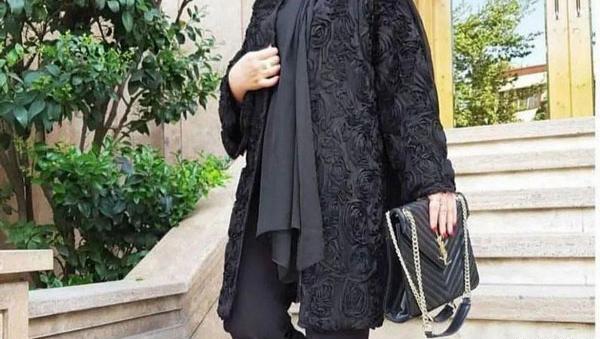 عکس مدل مانتو گیپور جلو باز جدید