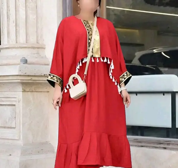 عکس مدل مانتو دامن کلوش جلو باز
