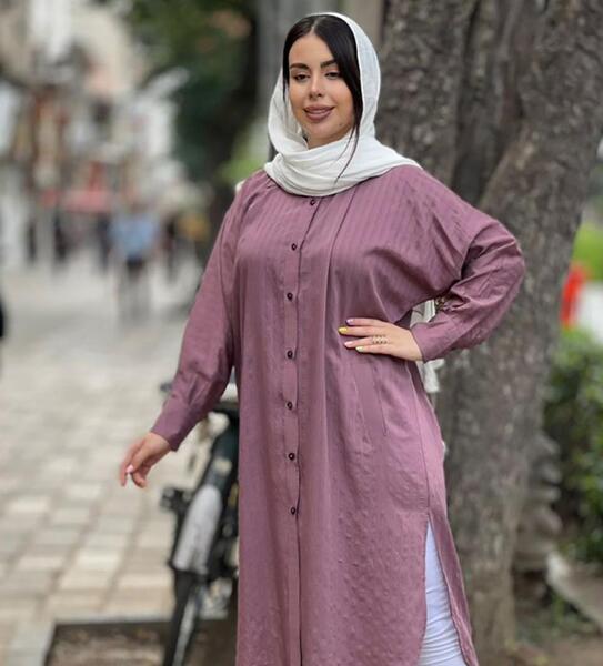 عکس مدل مانتو بلند تابستانه زنانه