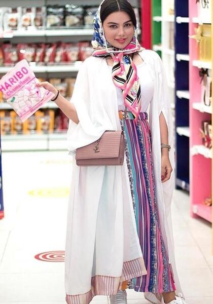 عکس مدل مانتو بلند تابستانه شیک