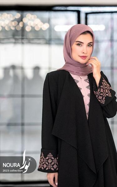 عکس مدل مانتو بلند جلو باز جدید