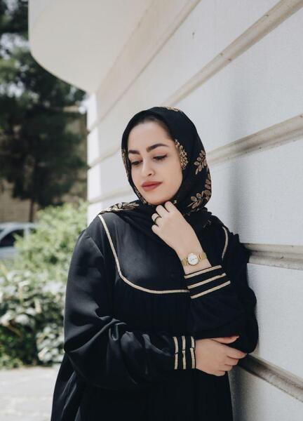 عکس مدل مانتو عبایی جلو باز جدید