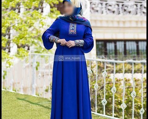 عکس مدل مانتو بلند جلو بسته دخترانه شیک