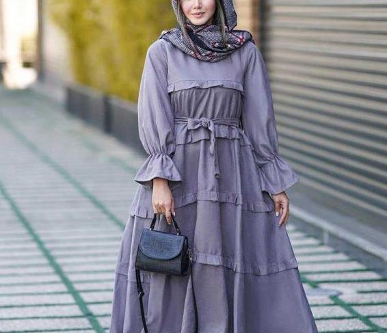 عکس مدل مانتو بلند چین دار جدید