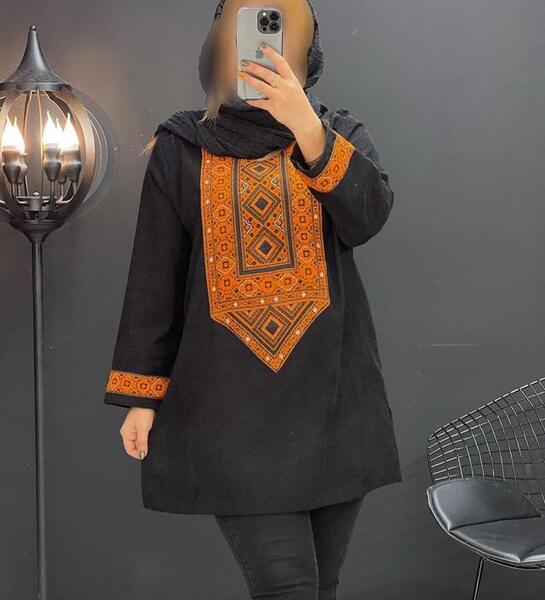 عکس مدل مانتو جلو باز سنتی جدید