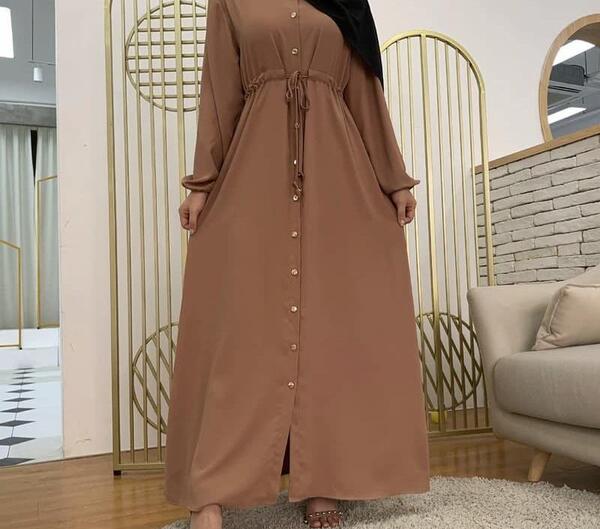 عکس مدل مانتو بلند دخترانه شیک جلو بسته