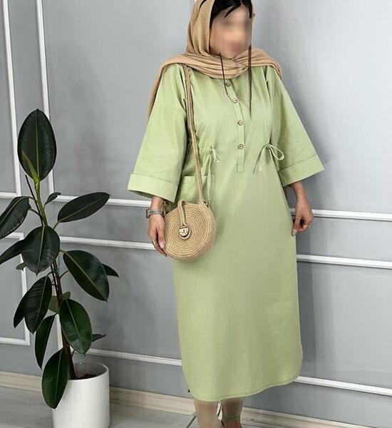 عکس مدل مانتو بلند دخترانه شیک جلو بسته