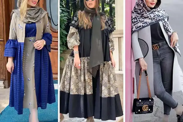 عکس مدل مانتو های بلند دخترانه شیک