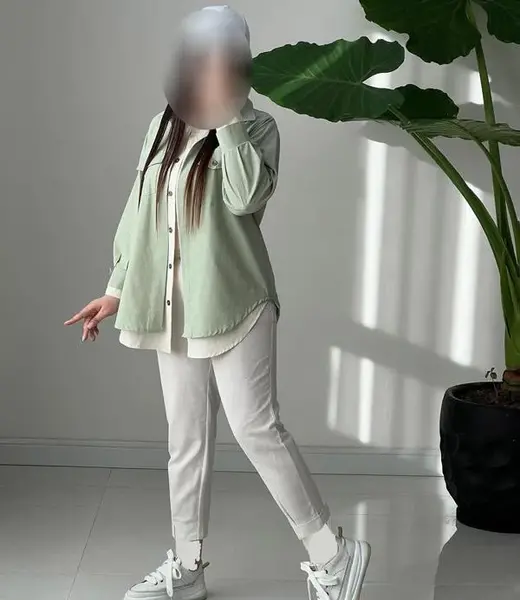 عکس مدل مانتو جدید دو تیکه جلو باز