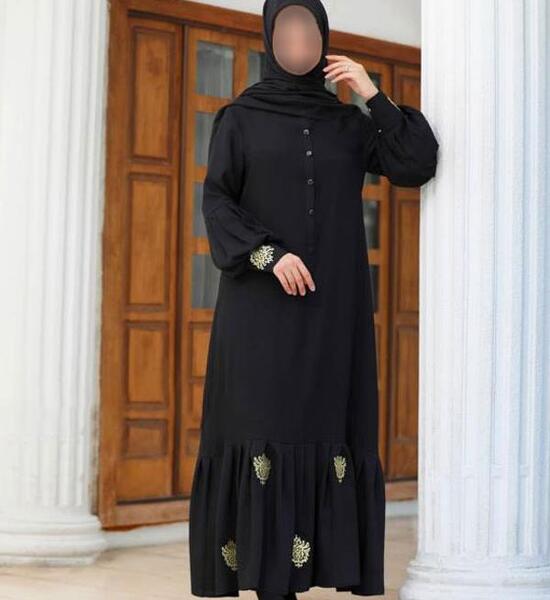 عکس مدل مانتو خلیجی جلو باز