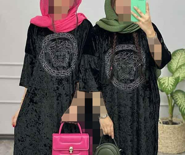 عکس مدل مانتو بلند رنگی شیک
