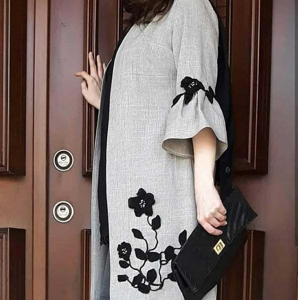عکس مدل مانتو جلو باز کوتاه مجلسی