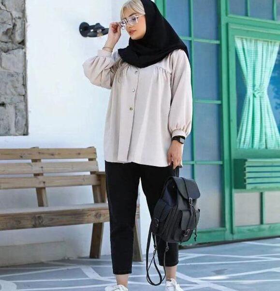 عکس مدل مانتو جلو باز کوتاه بچه گانه