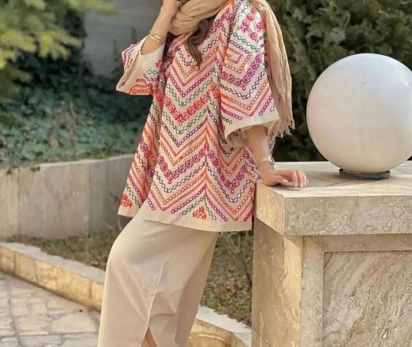 عکس مدل مانتو جلو باز کوتاه بچه گانه