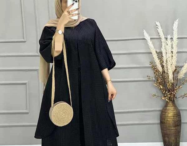 عکس مدل مانتو جلو باز با پارچه کرپ