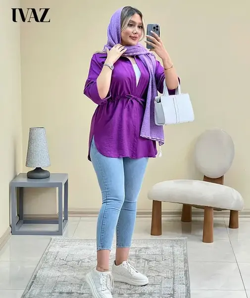 عکس مدل مانتو جلو باز جدید کوتاه