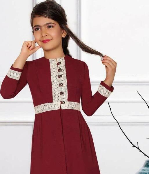 عکس مدل مانتو جلو باز دخترانه بچه گانه