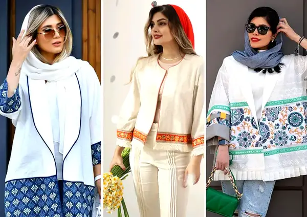 عکس مدل مانتو جلو باز تابستانی جدید