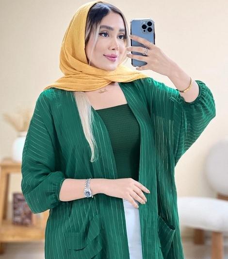 عکس مدل مانتو آزاد جلو باز