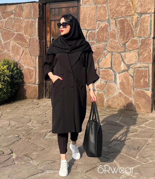 عکس مدل مانتو کیمونو جلو باز تابستانی