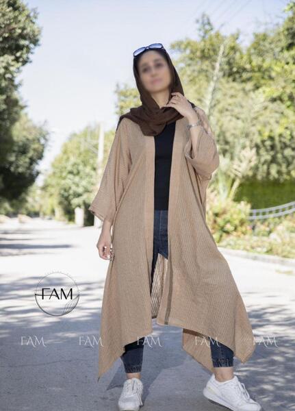 عکس مدل مانتو تابستانی جلو باز بلند