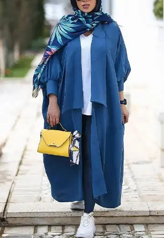 عکس مدل مانتو تابستانی جلو باز بلند