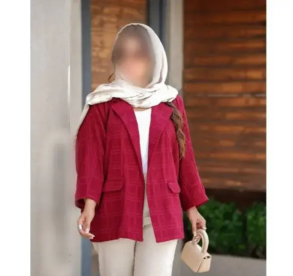 عکس مدل مانتو نخی جلو باز زنانه